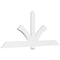 Ekena Millwork Redmond Architectural Grade PVC Gable Bracket, 96"W x 40"H x 2"D x 6"F, 10/12 Pitch GBP096X40X0206RED00 - alternate 1